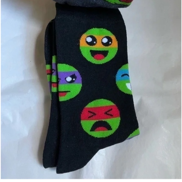 Unisex TEENAGE Mutant Ninja Turtles Adult Socks - Picture 3 of 8